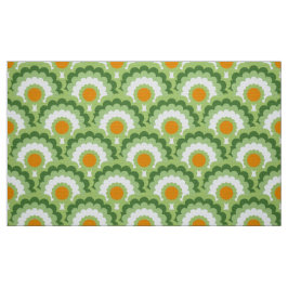 Retro style 60s 70s patroonstof stof