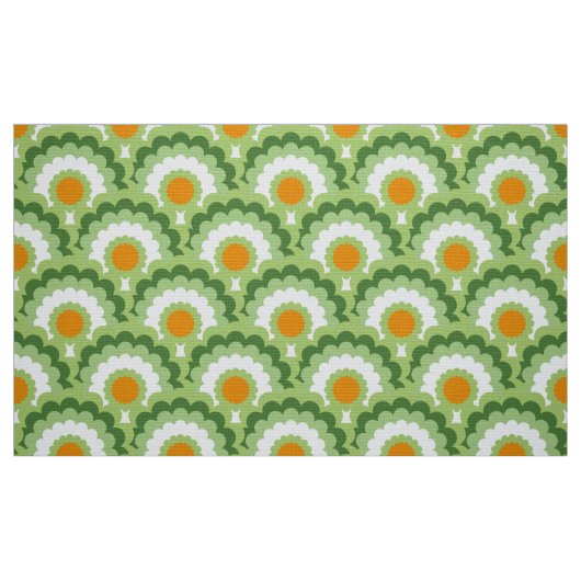 Retro style 60s 70s patroonstof stof (Fat Quarter)