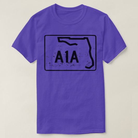 Retro Style A1a Beachfront Avenue Tee 2352  T-shirt (Design voorkant)