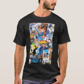 Retro Style Art Adam Sandler Collage Awesome First T-shirt (Voorkant)