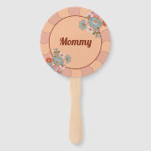 Retro Style Baby shower Mam... Handwaaier (Voorkant)