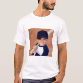 Retro Style Baseball Mam, Player's Afbeelding T-shirt (Voorkant)