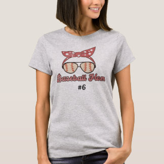 Retro Style Baseball mama T-shirt