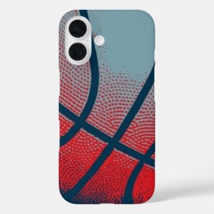 Retro Style Basketball Pop Art iPhone 16 Hoesje