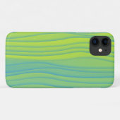 Retro Style Beach Wave Art Telefoon Case (Achterkant (horizontaal))