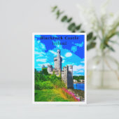 Retro Style Blackrock Castle, Cork Ierland Briefkaart (Staand voorkant)
