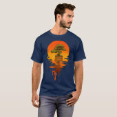  Retro Style Bonsai T-shirt (Voorkant volledig)