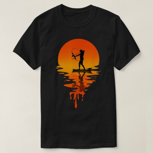Retro Style Bowfishing T-shirt (Design voorkant)