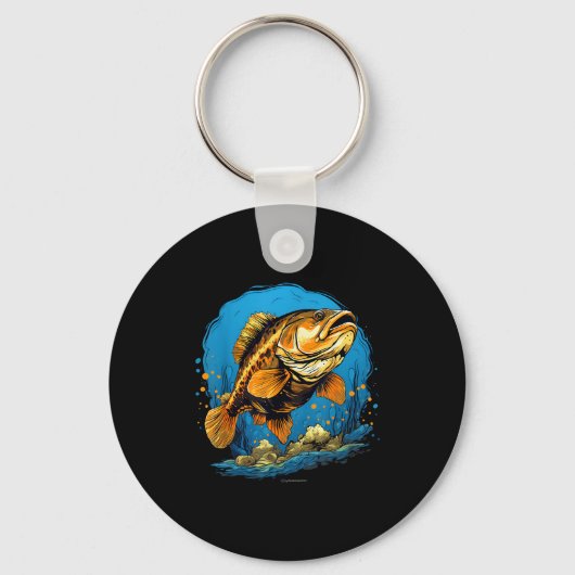 Retro Style Calico B Sleutelhanger (Voorkant)