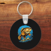 Retro Style Calico B Sleutelhanger (Voorkant)