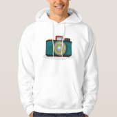Retro Style Camera Mannen Hoodie (Voorkant)