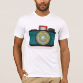 Retro Style Camera Mannen T-shirt (Voorkant)