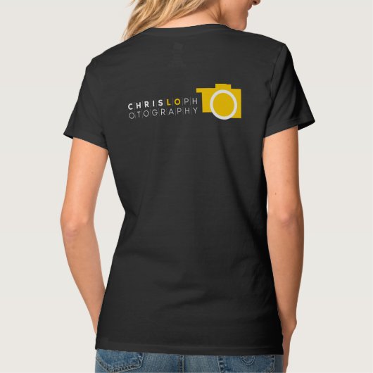 Retro Style Camera Nation T-Shirt (Achterkant)