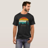  Retro Style Canada Skyline Cityscape Missi T-shirt (Voorkant volledig)