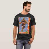 Retro Style Charles Barkley Trading Kaart T-shirt (Voorkant volledig)