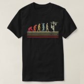 Retro style Cool Evolution Of Lineman Electrician T-shirt (Design voorkant)