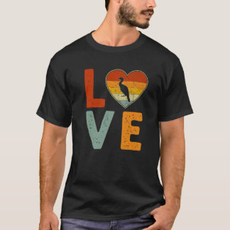 Retro Style  Cormorants Graphic Cute Valent T-shirt