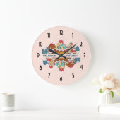 Retro Style Cupcakes Sweet Dessert Kitchen Grote Klok (Huis)