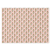 Retro Style Cupcakes Sweet Dessert Patroon Tafelkleed (Voorkant (Horizontaal))