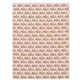 Retro Style Cupcakes Sweet Dessert Patroon Tafelkleed (Voorkant)