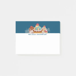 Retro Style Cupcakes Sweet Dessert Post-it® Notes