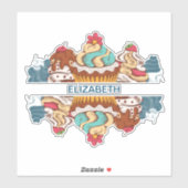 Retro Style Cupcakes Sweet Dessert Sticker (Vel)