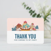 Retro Style Cupcakes Sweet Treates Dank je Bedankkaart (Staand voorkant)