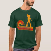 Retro Style Disco Dancer Silhouette Disco uit 1970 T-shirt (Voorkant)