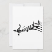 Retro Style Disco-Vrijgezellenfeest Kaart (Achterkant)