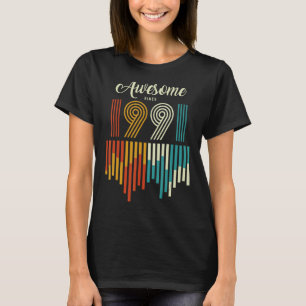  Retro Style Drop Line Verjaardag Geweldige Sin T-shirt