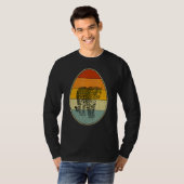 Retro Style Easter Easter Grahic Funhic Easter Day T-shirt (Voorkant volledig)