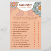 Retro Style Flover-Baby shower (Voorkant)