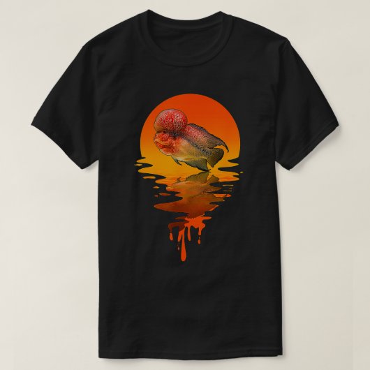  Retro Style Flowerhorn T-shirt (Design voorkant)