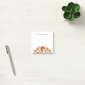 Retro Style Flowers - Aangepaste naam Post-it Note (Kantoor)
