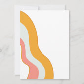 Retro Style Garden Tea Party Vrijgezellenfeest Kaart (Achterkant)