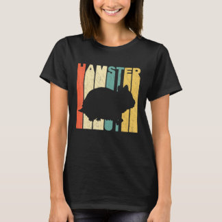 Retro Style Hamster Silhouette T-shirt
