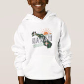 Retro Style Hawaii Silhouette Kinder (Voorkant)