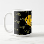 Retro Style Heart Love Mug Cup Koffiemok (Links)