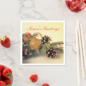 Retro Style Holiday Decorations Servetten (Insitu)
