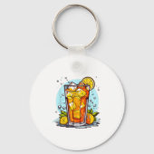 Retro Style Ice Tea  Sleutelhanger (Voorkant)