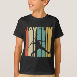 Retro Style Javelin Throw Track en Field T-shirt