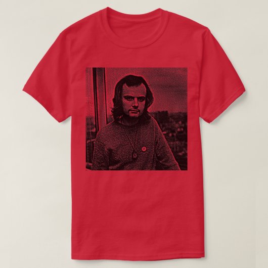 Retro Style John Peel 8bit Fan Art T-shirt (Design voorkant)
