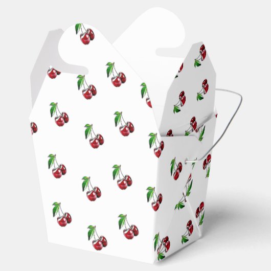 Retro Style Kersen Snoep Box Bedankdoosjes (Geopend)