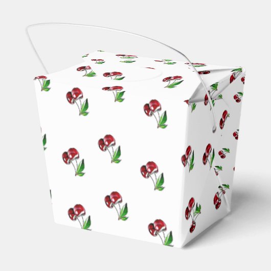 Retro Style Kersen Snoep Box Bedankdoosjes (Achterkant)