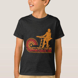 Retro Style Keyboardist toetsenbord T-shirt