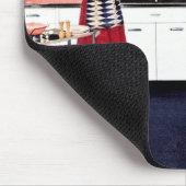 Retro Style Kitchen Mousepad Muismat (Hoek)