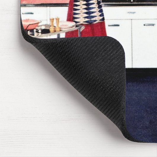 Retro Style Kitchen Mousepad Muismat (Hoek)