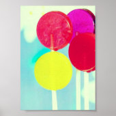 RETRO STYLE LOLLIPOP FOTOGRAPH POSTER (Voorkant)