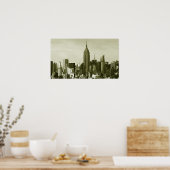 Retro Style New York City Poster (Keuken)