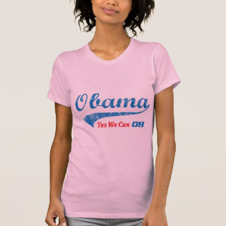 Retro Style Obama "Ja we kunnen" T Shirt